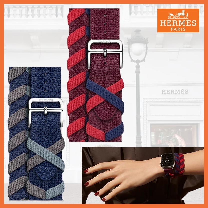 【個性とスタイル 】HERMES バンド ダブルツール 41mm ブリドン