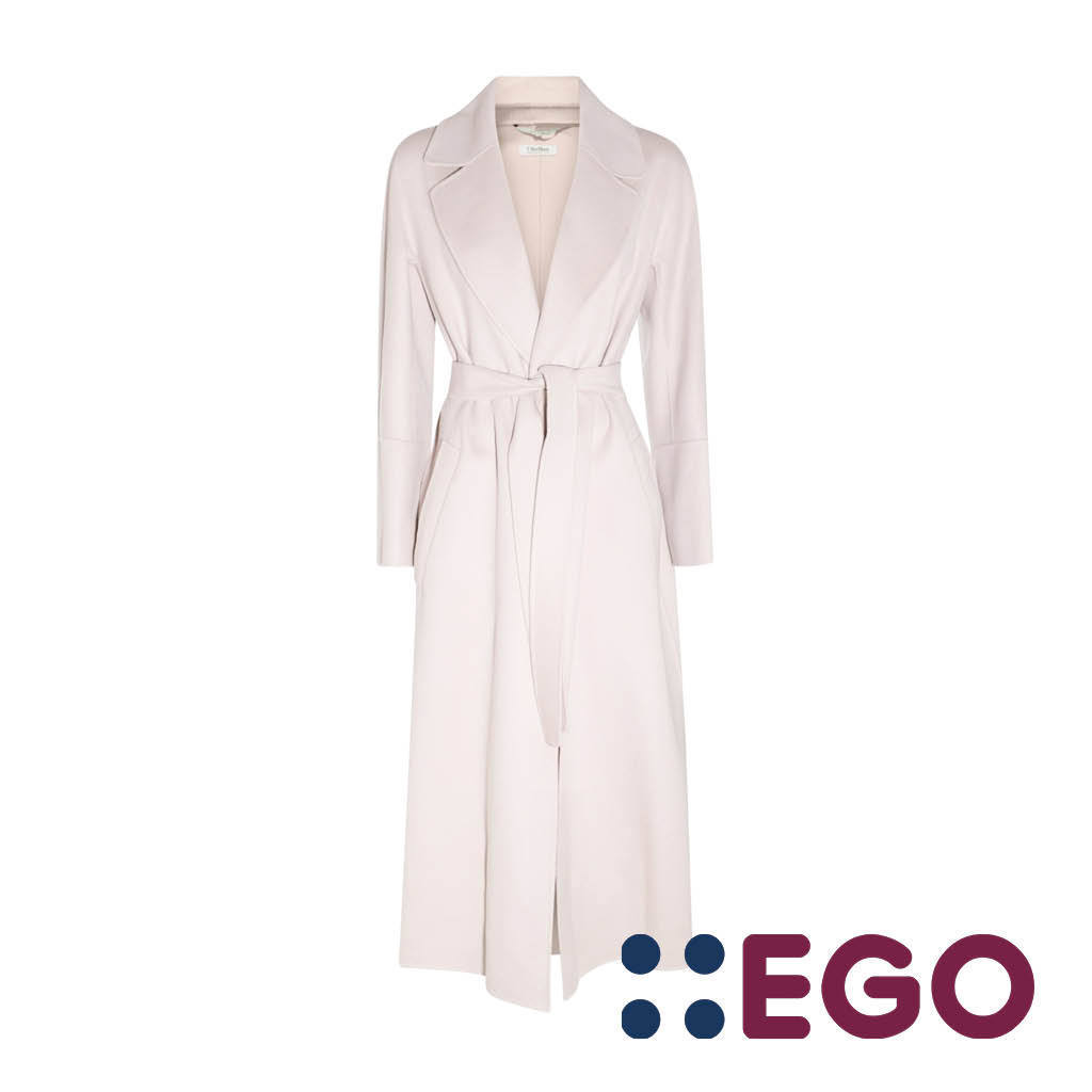 コート WHITE ELISA WOOL COAT