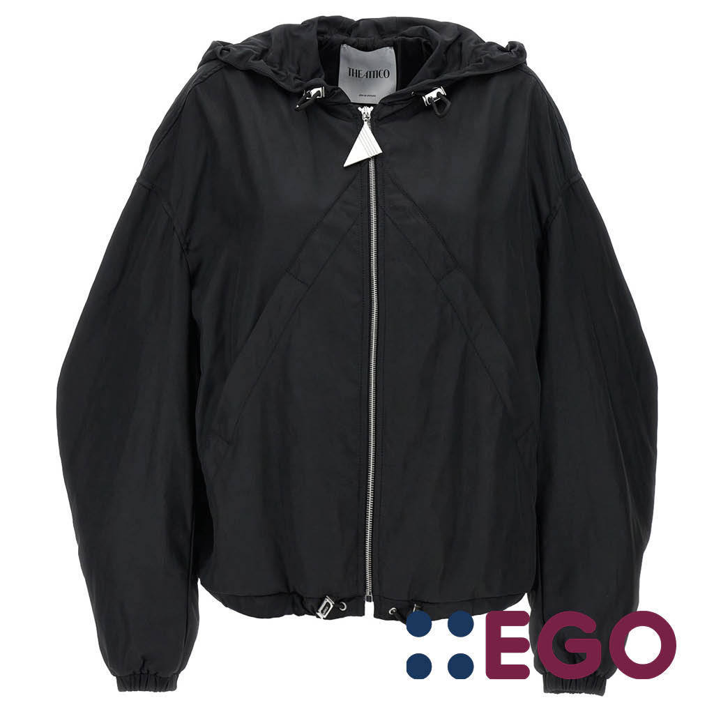 ブルゾン HOODED BOMBER JACKET
