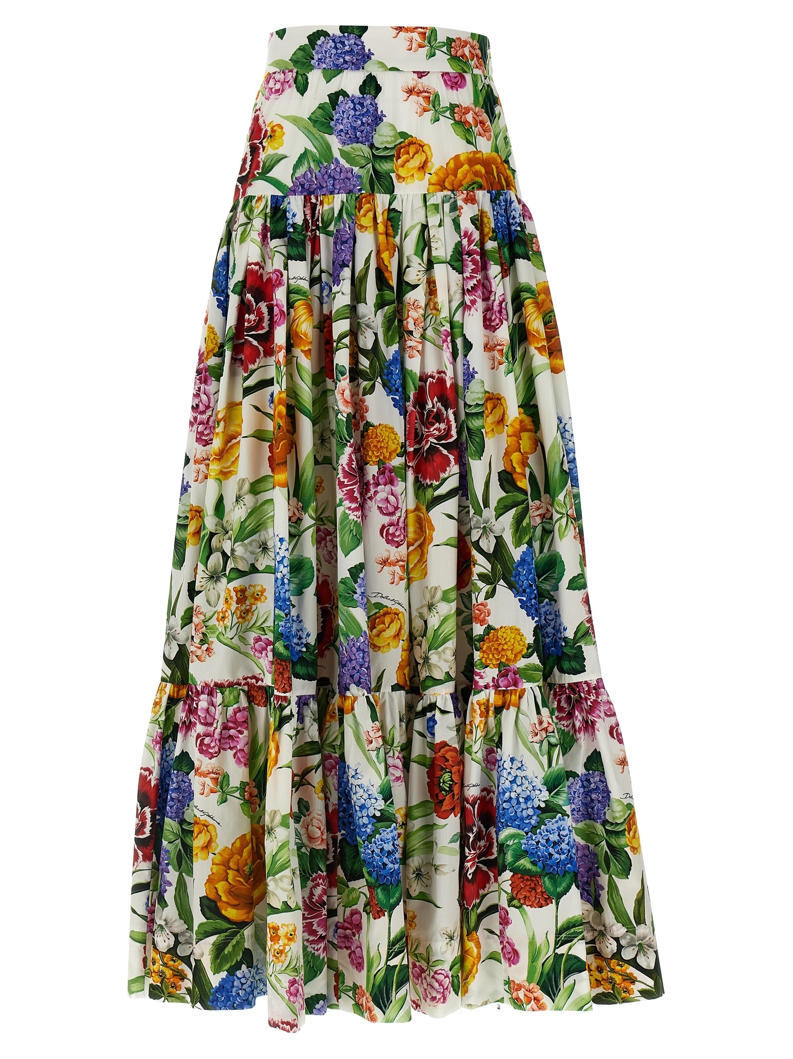 スカート Dolce & Gabbana Floral flounces skirt