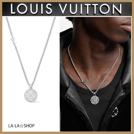 【Louis Vuitton】ダミエ リングス ペンダント ★ 揺れるダミエ louis-vuitton-lv-dog-pendant--