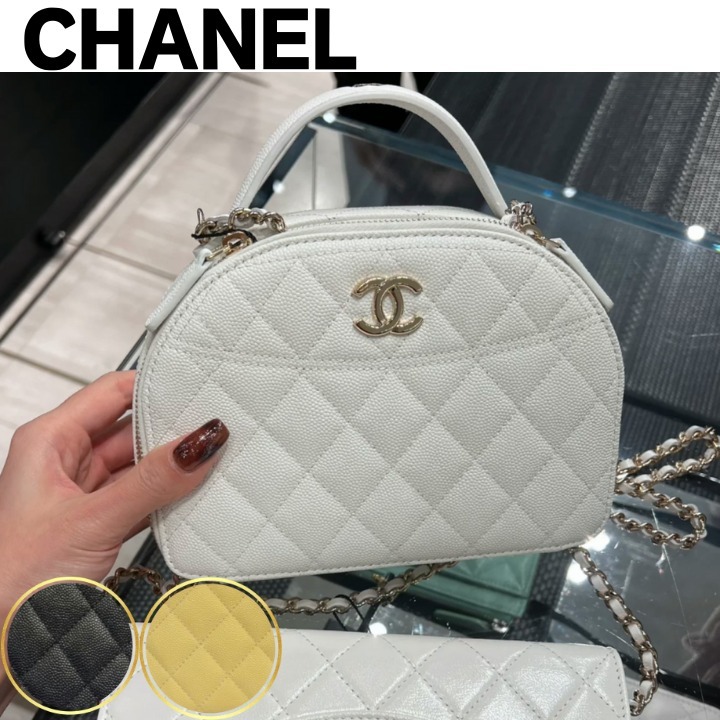 CHANEL《コンパクトで可愛い》 ジップタイプ バニティケース
