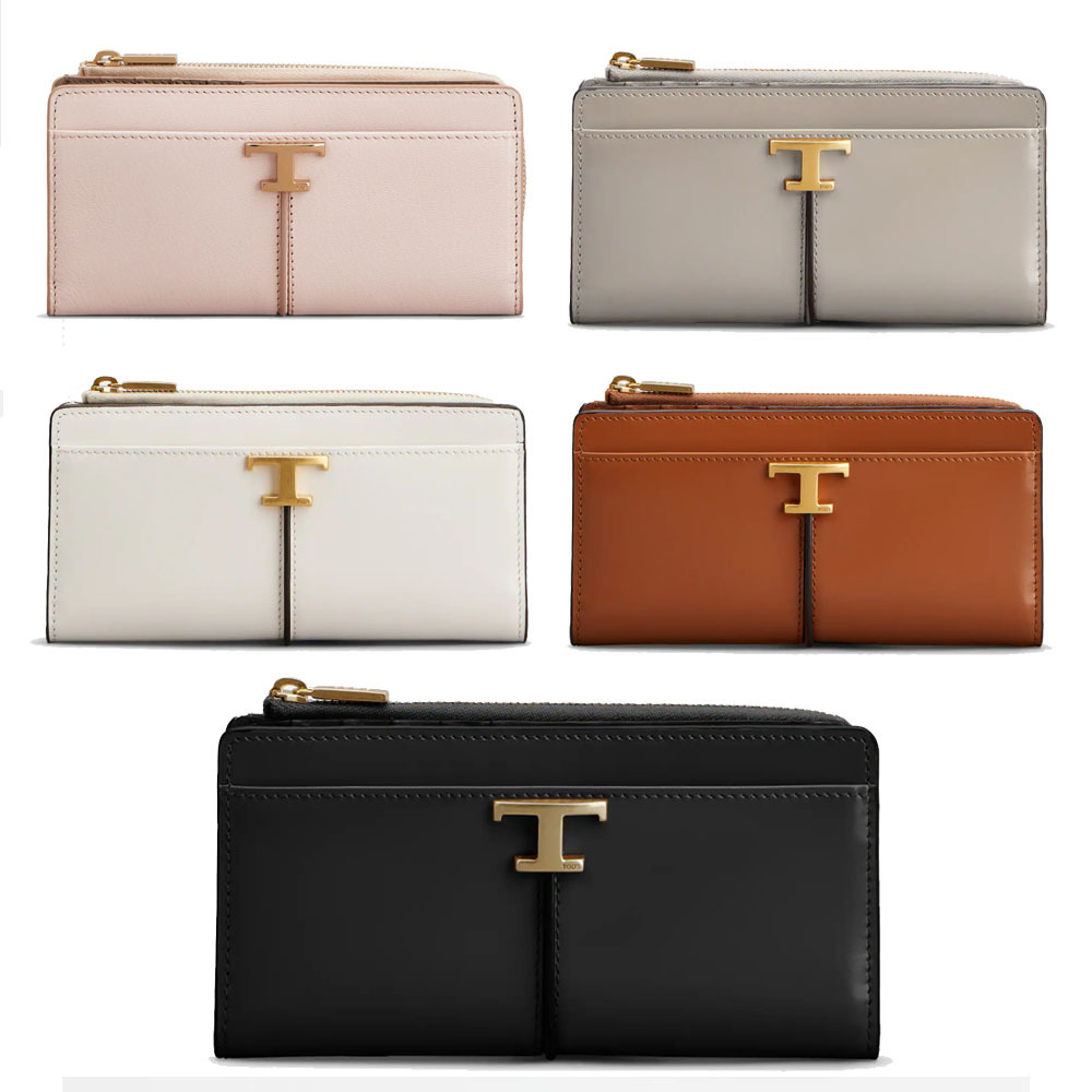 TOD'S Tタイムレス二つ折り財布
