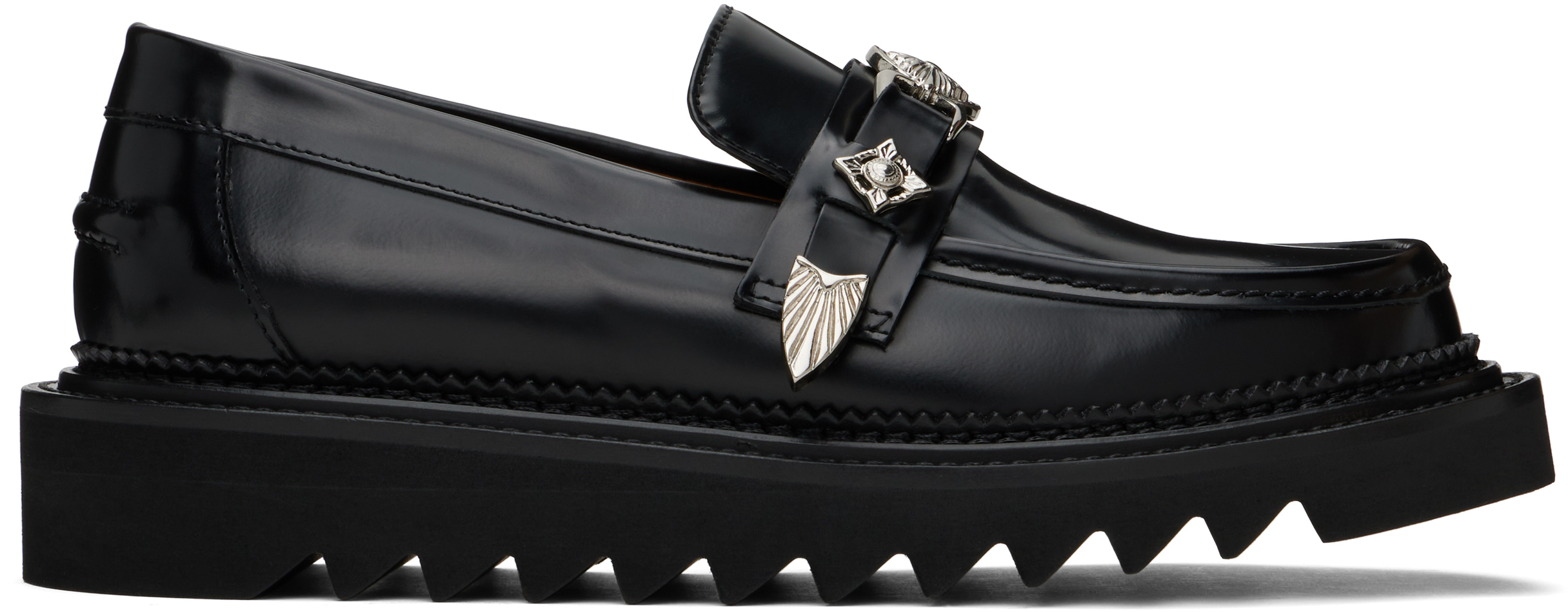 【関税込み】Toga Virilis ブラック Shark Sole ローファー