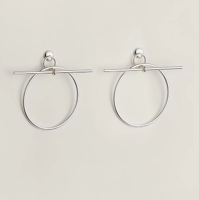 【HERMES】ピアス☆ループMM《Loop MM》