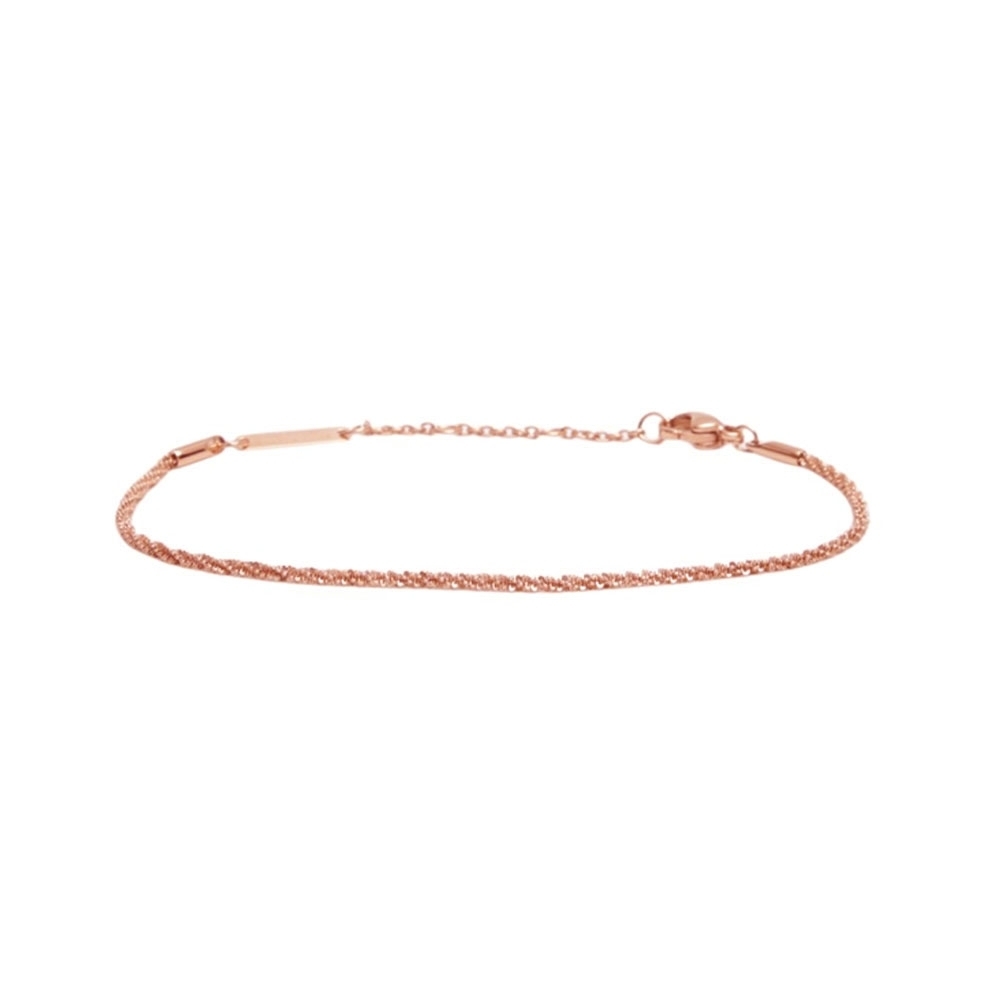 ブレスレット Daniel Wellington Elan Twisted Chain Bracelet RG DW00400559