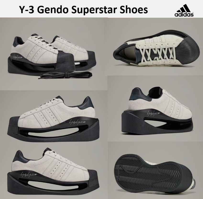 大人気☆Y-3コラボ☆アディダス☆Y-3 Gendo Superstar Shoes