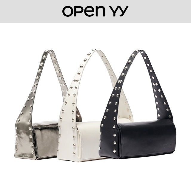 【OPEN YY】24FW STUD DUFFLE BAG (3COLORS)