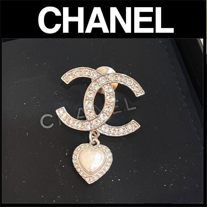 【おしゃれ★限定品】CHANEL ハートブローチ