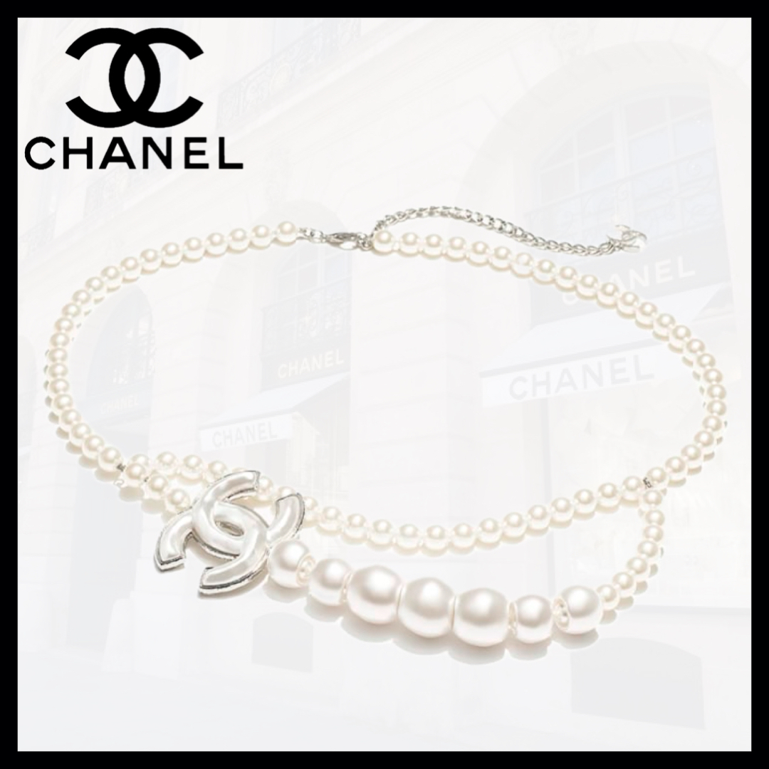 パールが輝く☆【CHANEL】チェーンベルト