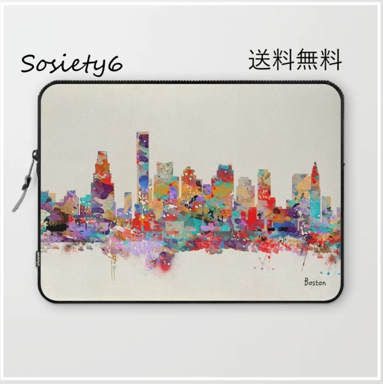 Sosiety6 パソコンケース アート おしゃれ ボストン