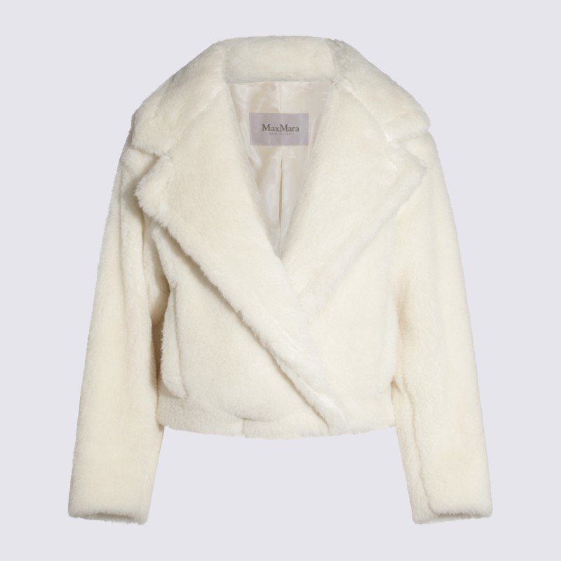 コート Max Mara SS25 Max Mara Coats White (2511081061600 001)