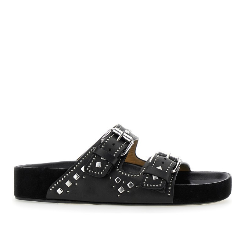 サンダル・ミュール Isabel Marant SS25 LENNYO (SD0118FA C1B04S01BK)