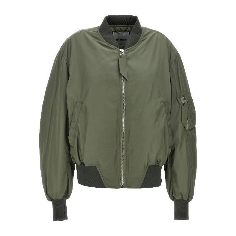 ブルゾン THE ATTICO SS25 Nylon bomber jacket (250WCB00070 828)