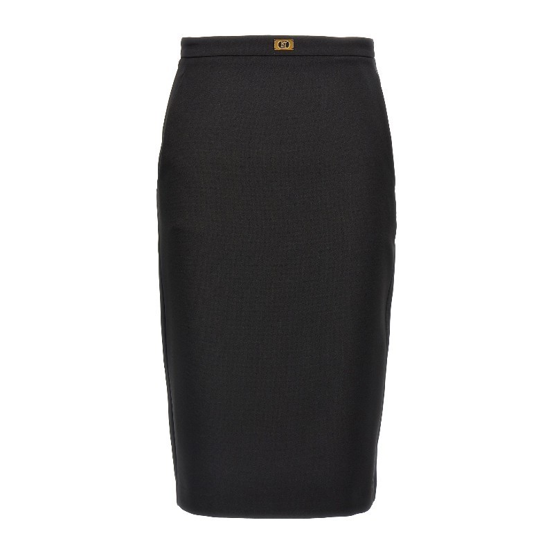 スカート ELISABETTA FRANCHI SS25 Longuette skirt (GO09951E2 110)