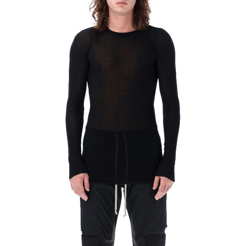 Tシャツ・カットソー RICK OWENS SS25 RIB LS T (RU01E5250RC 09)