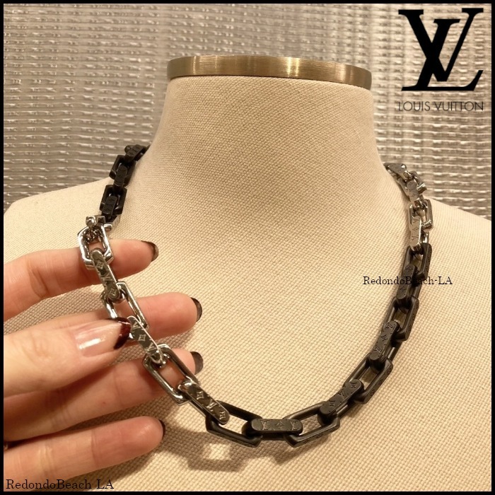 【クールに決まる】LOUIS VUITTON★Monogram チェーンネックレス