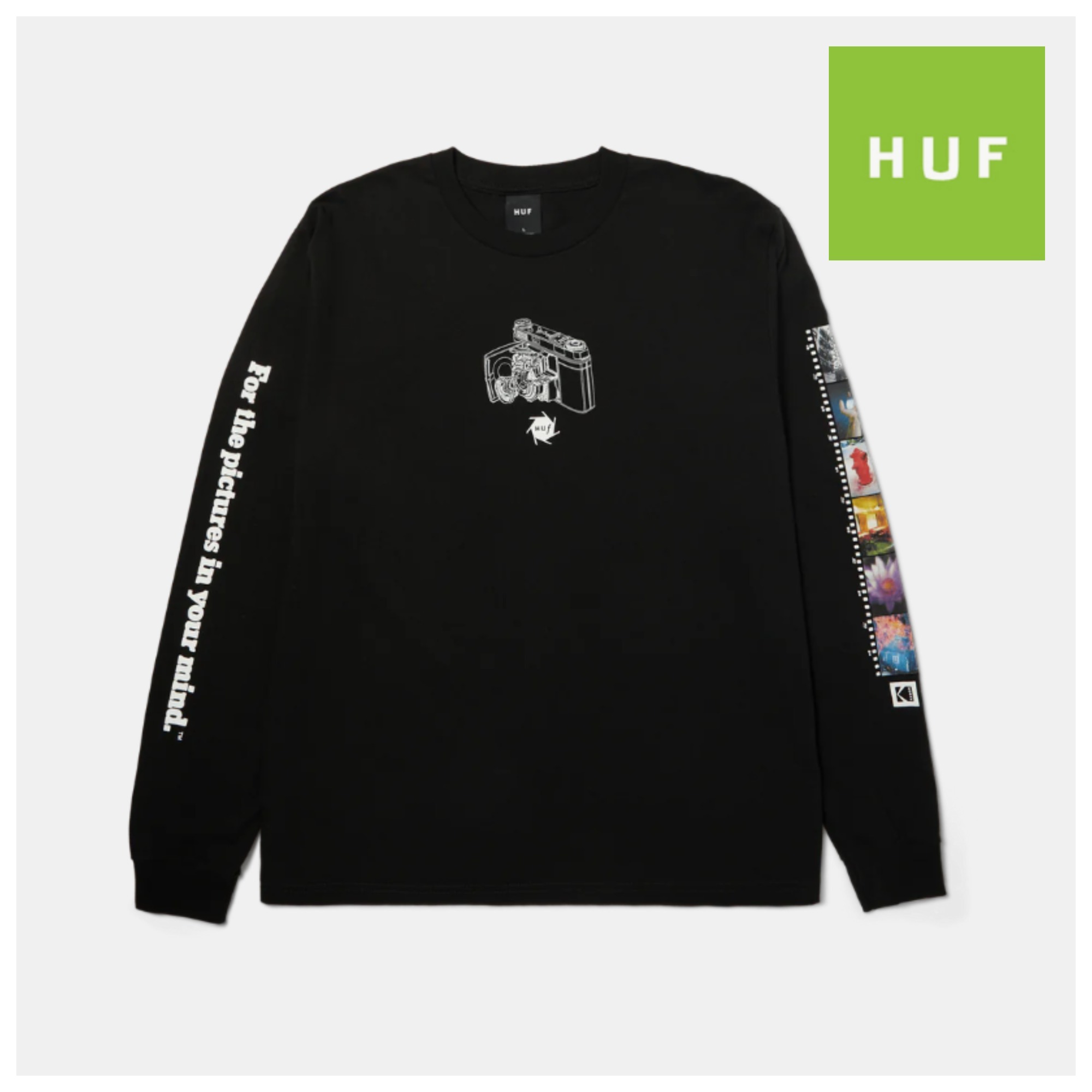 ロサンゼル発★HUF★HUF x Kodak インナー ビジョン Tシャツ
