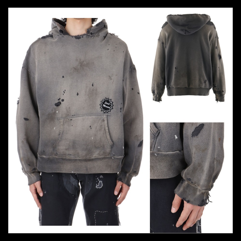 【SAINT MICHAEL】HOODIE / DBL FACE スウェット パーカー