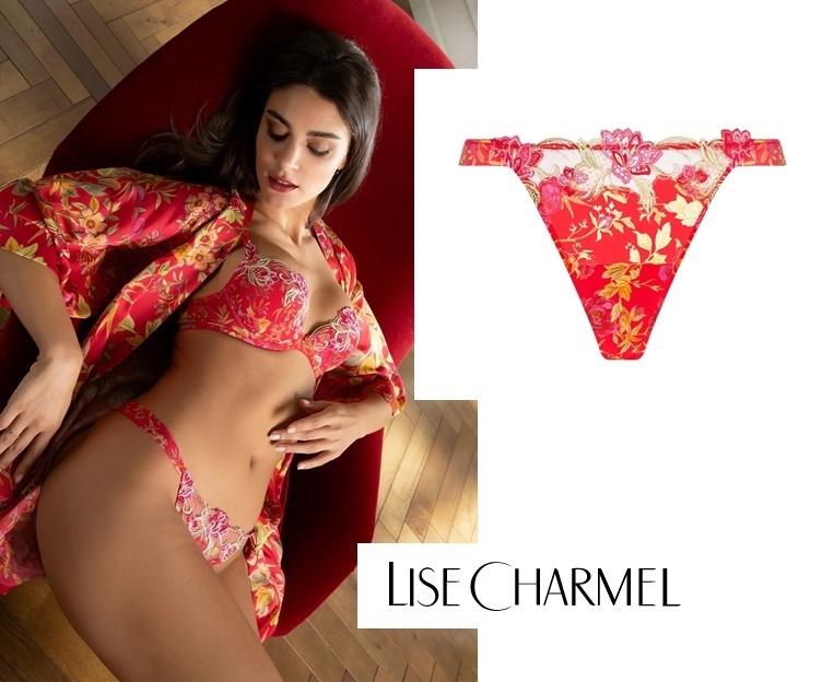 【LISE CHARMEL】新作ショーツ★FORET RUBIS★String sexy