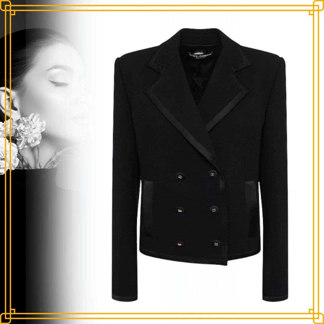 ◆大注目◆【Dolce&Gabbana】ウールクレープジャケット
