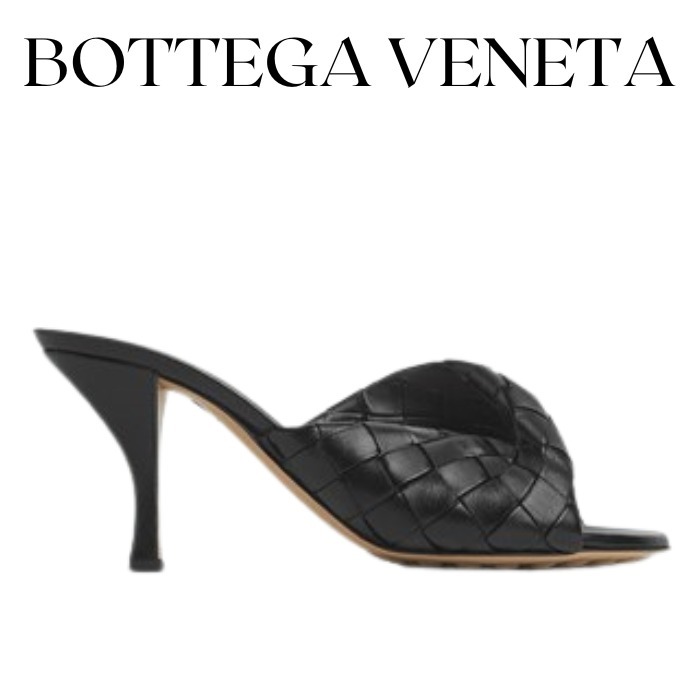 【BOTTEGA VENETA】イントレチャート レザー ブリンク ミュール