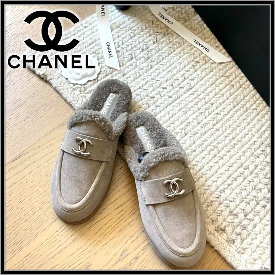 大人シックなデザイン♪【CHANEL】ミュール