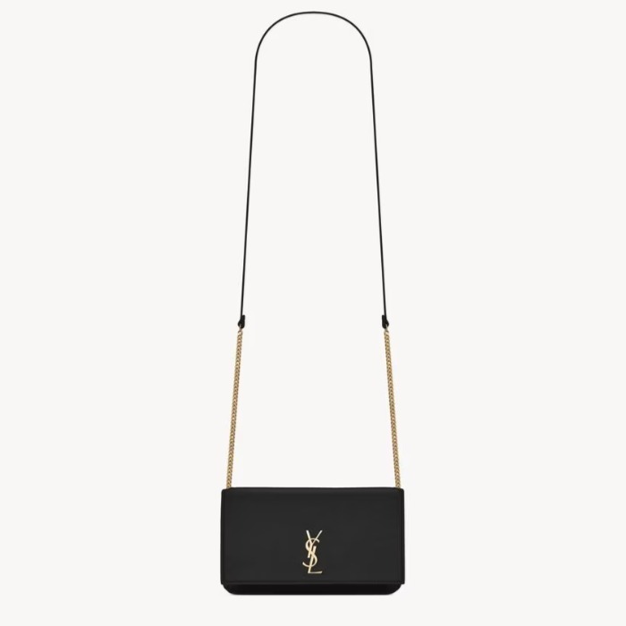 Saint Laurent ストラップ付きフォンホルダー スムースレザー