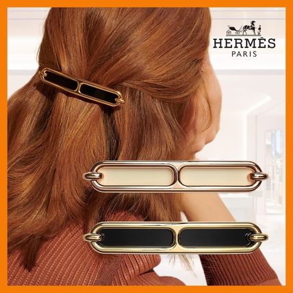【HERMES】ヘアアレンジがおしゃれ ☆ Roulis PM ヘアークリップ HERMES】ヘアアレンジがおしゃれ ☆ Roulis PM ヘアークリップ