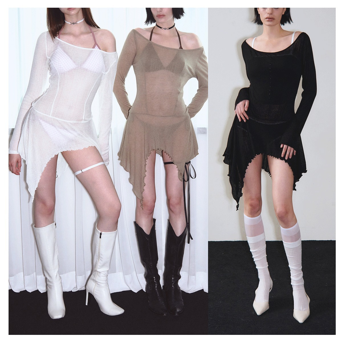 ラッシュガード VINAJ Boatneck Ruffle Princess Coverup BSA152