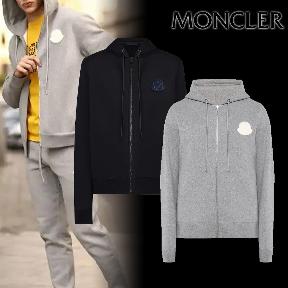MONCLER ロングダウンジャケット Harel リバーシブル