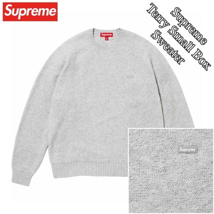 もらって嬉しい出産祝い Supreme 武士グラフィック グレー L ニットセーター トップス