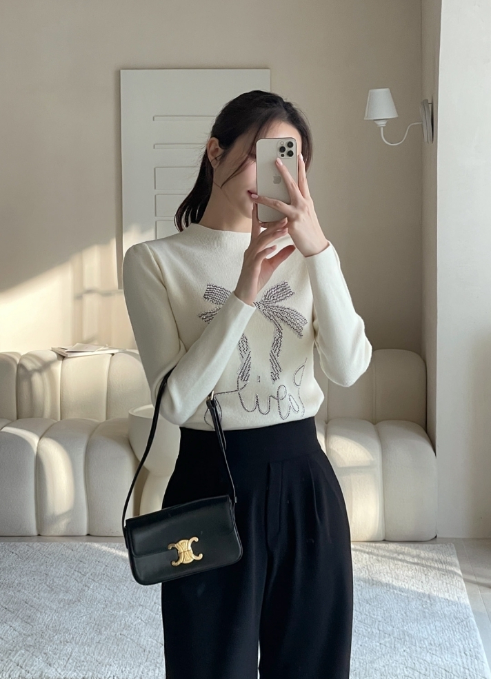 【I AM MARI】Wabel Mink Brushed Pintuck Wide Banding Slacks