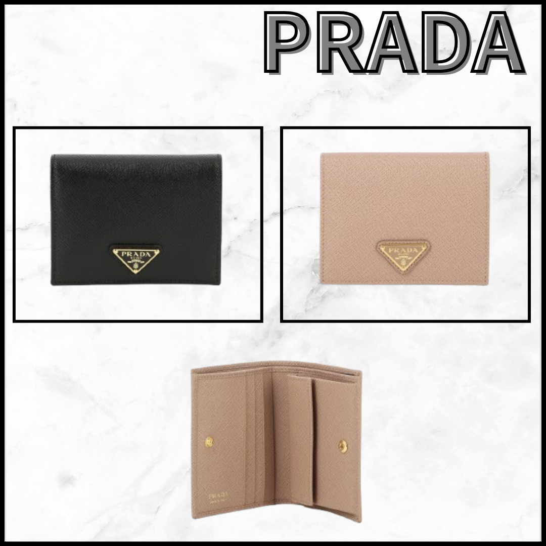 【国内発送】【PRADA】Small サフィアーノレザー財布
