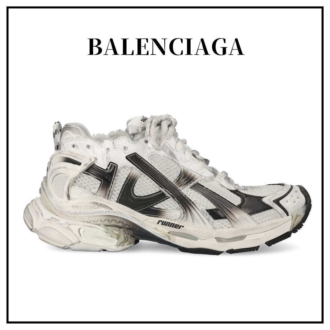 関税込【BALENCIAGA】ランナー レースアップ スニーカー white