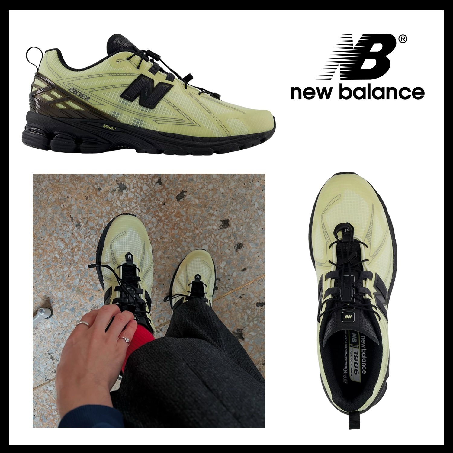 【New Balance】 1906R Pistachio Butter Morel / 追跡付