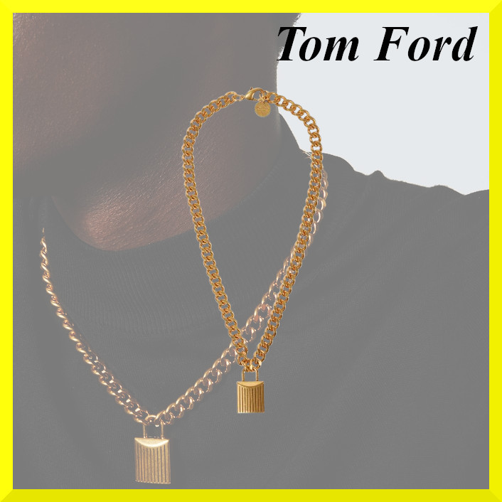 Tom Ford☆関税込☆南京錠 ゴールド チェーンネックレス