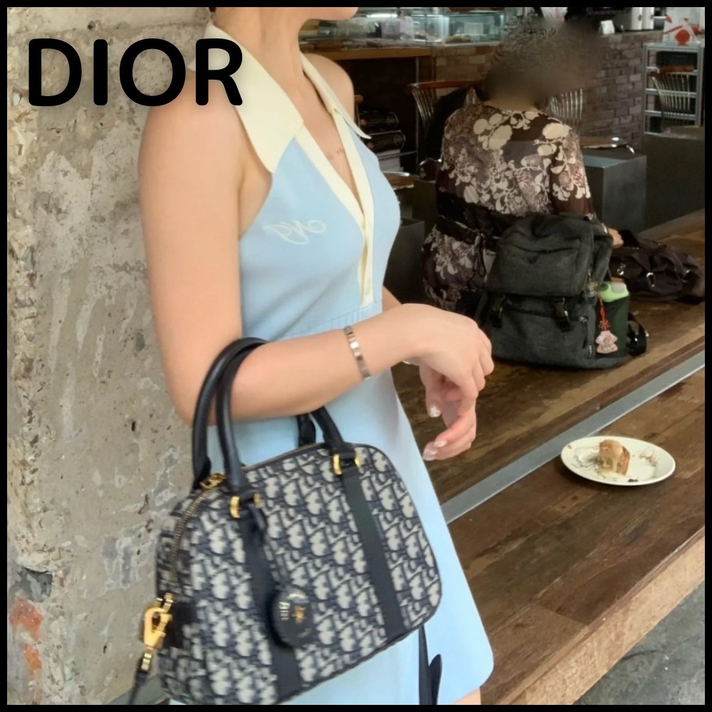 【大人可愛い♡】Dior ★ボウリングバッグ ミディアム