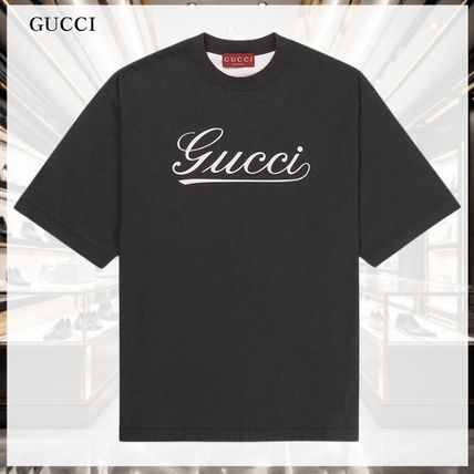 【大特価!!】 ブラック（黒）系 Tシャツ・カットソー(メンズ GUCCI(グッチ) トップス