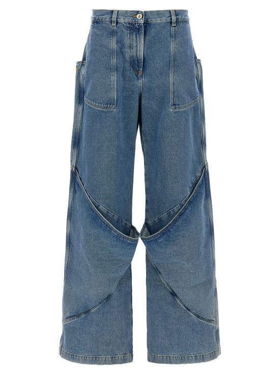 デニム・ジーパン THE ATTICO Women Denim Pants 247WCP198D085024 Blue