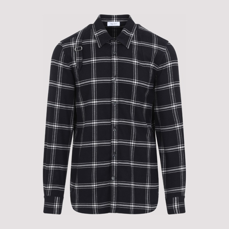 Tシャツ・カットソー alexander mcqueen TWIN NEEDLE HARNESS SHIRT