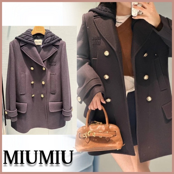 可愛らしいデザイン》【miumiu】セーラーカラー ジャケット