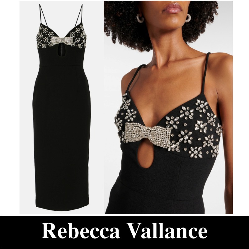 新作【Rebecca Vallance】Rina embellished midi dress