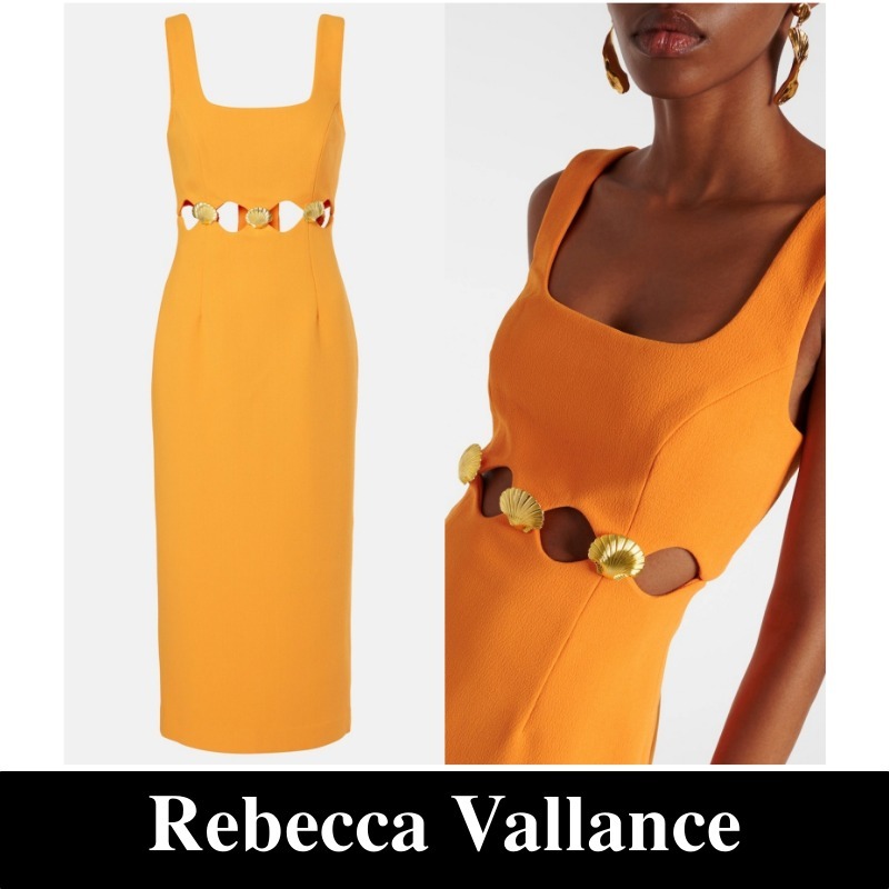 新作【Rebecca Vallance】Sirene cutout midi dress