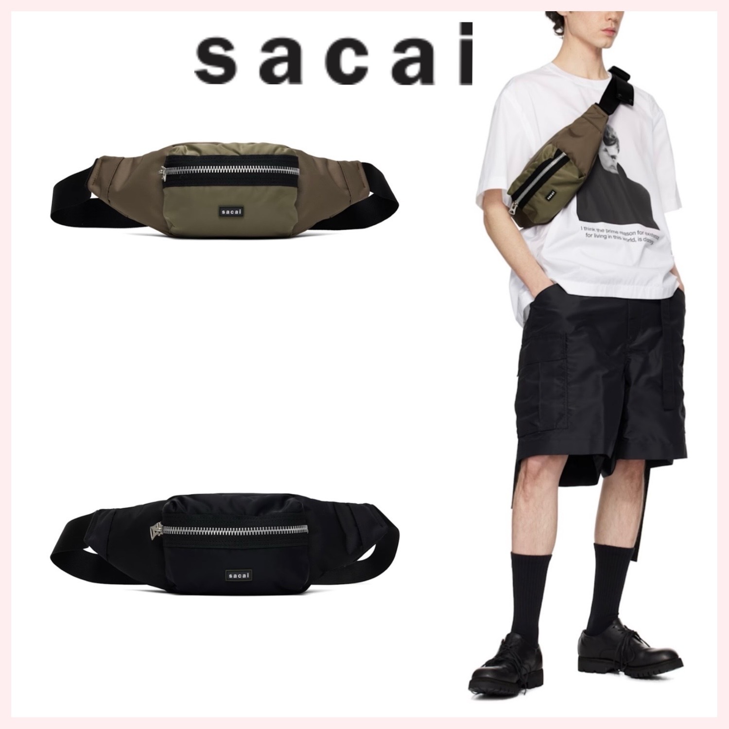 ★sacai★関税込♪NEW♪Pocket Bum バッグ