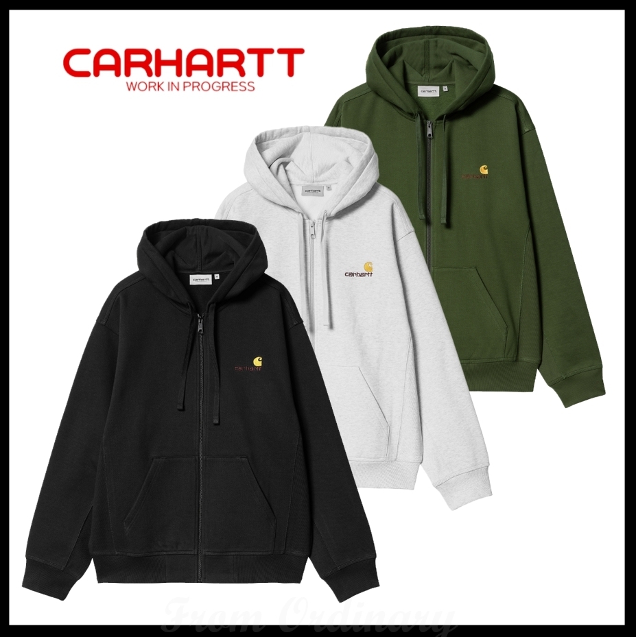 [CARHARTTWIP] HOODED AMERICAN SCRIPT JACKET ★大人気★