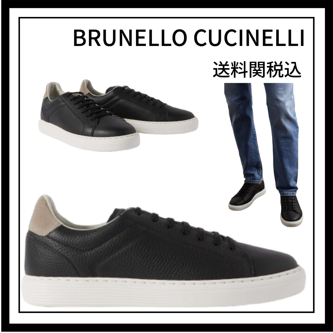スニーカー BRUNELLO CUCINELLI Full-Grain Leather Sneakers