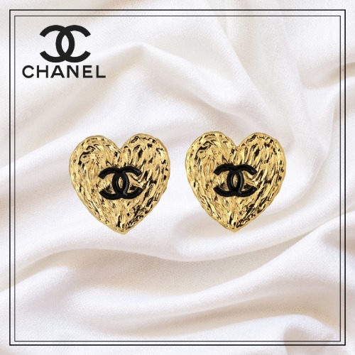 【ハート×CCマーク♡】CHANEL ハート ピアス