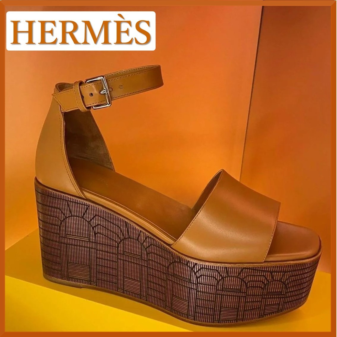【エレガント】HERMES Sandales イリュージョン 35 サンダル 華やか☆エレガント】HERMES サンダル Illusion 35 (HERMES