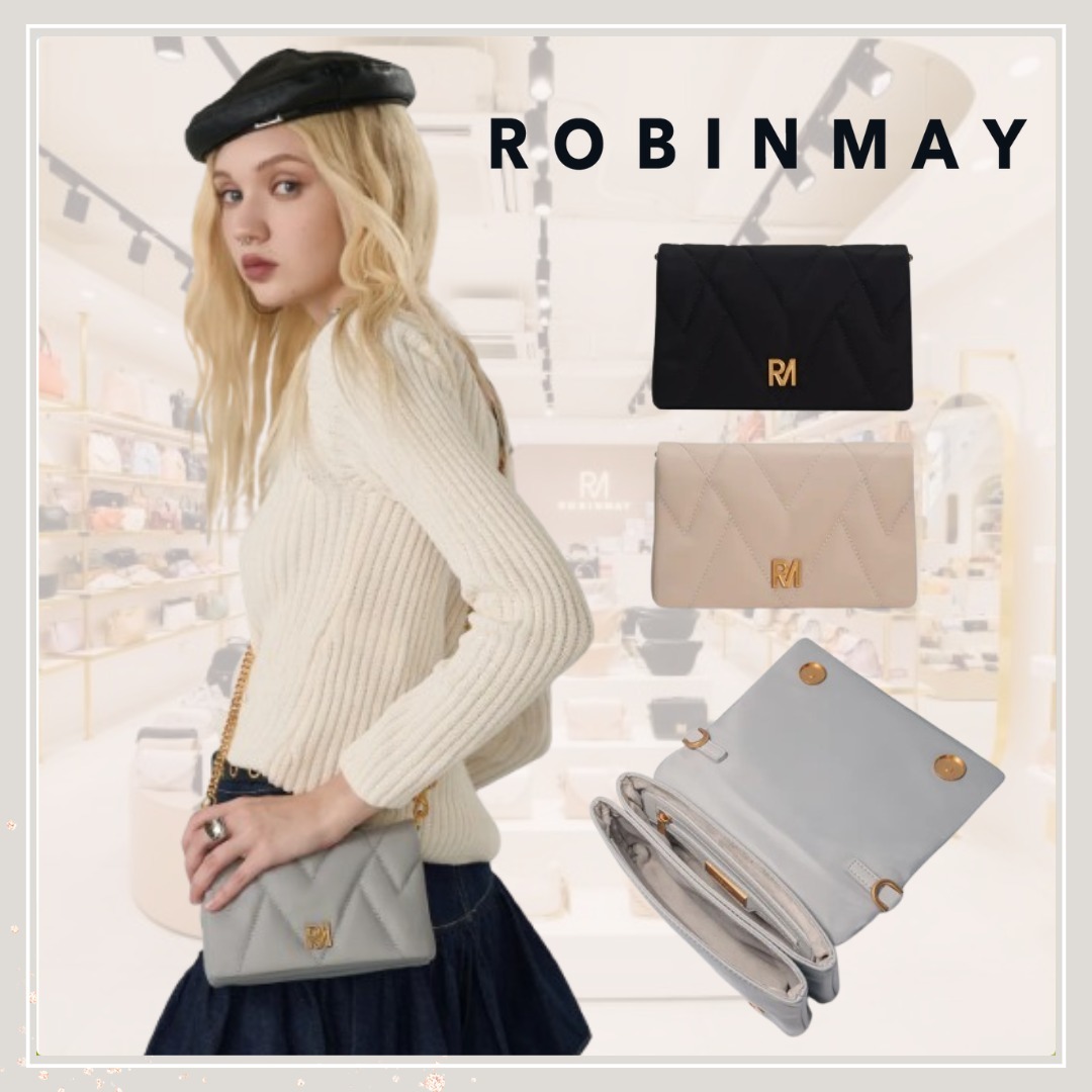 高級感のあるナイロン★ROBINMAY 2WAY ショルダーバッグ